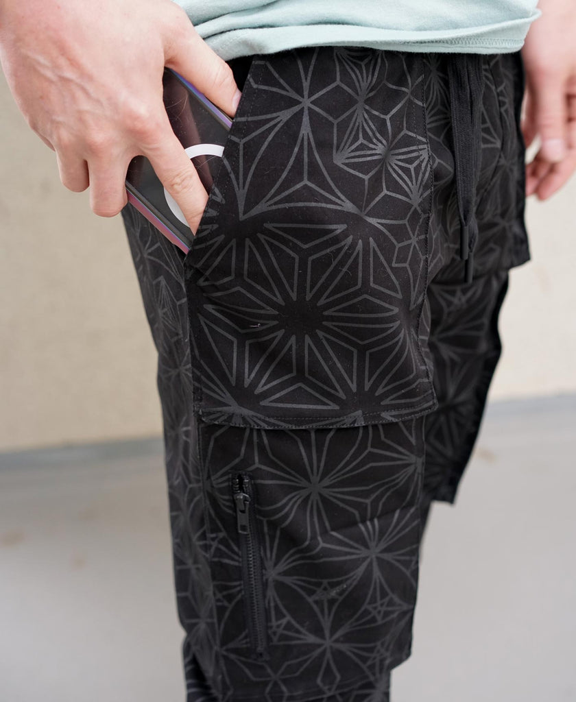 Cloaked Cargo Joggers by Threyda