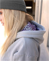 EFFLORESCENT COTTON PULLOVER HOODIE BY THREYDA