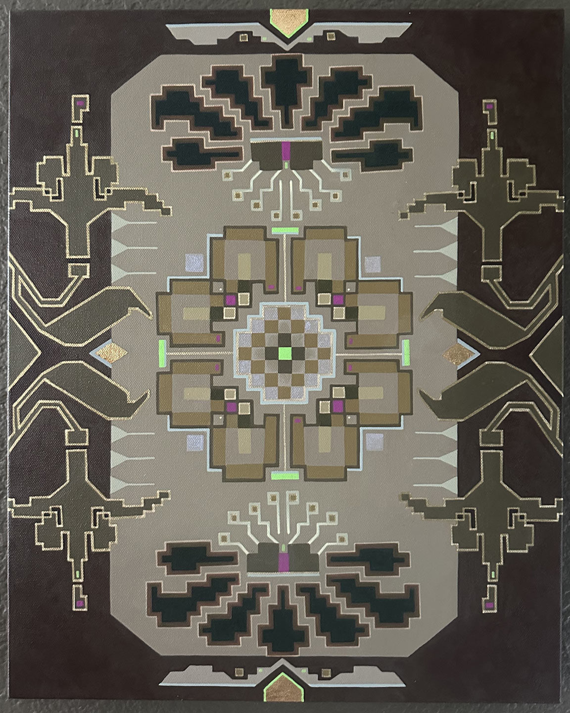 Utiseta Original Painting by Hailey Svenkerud