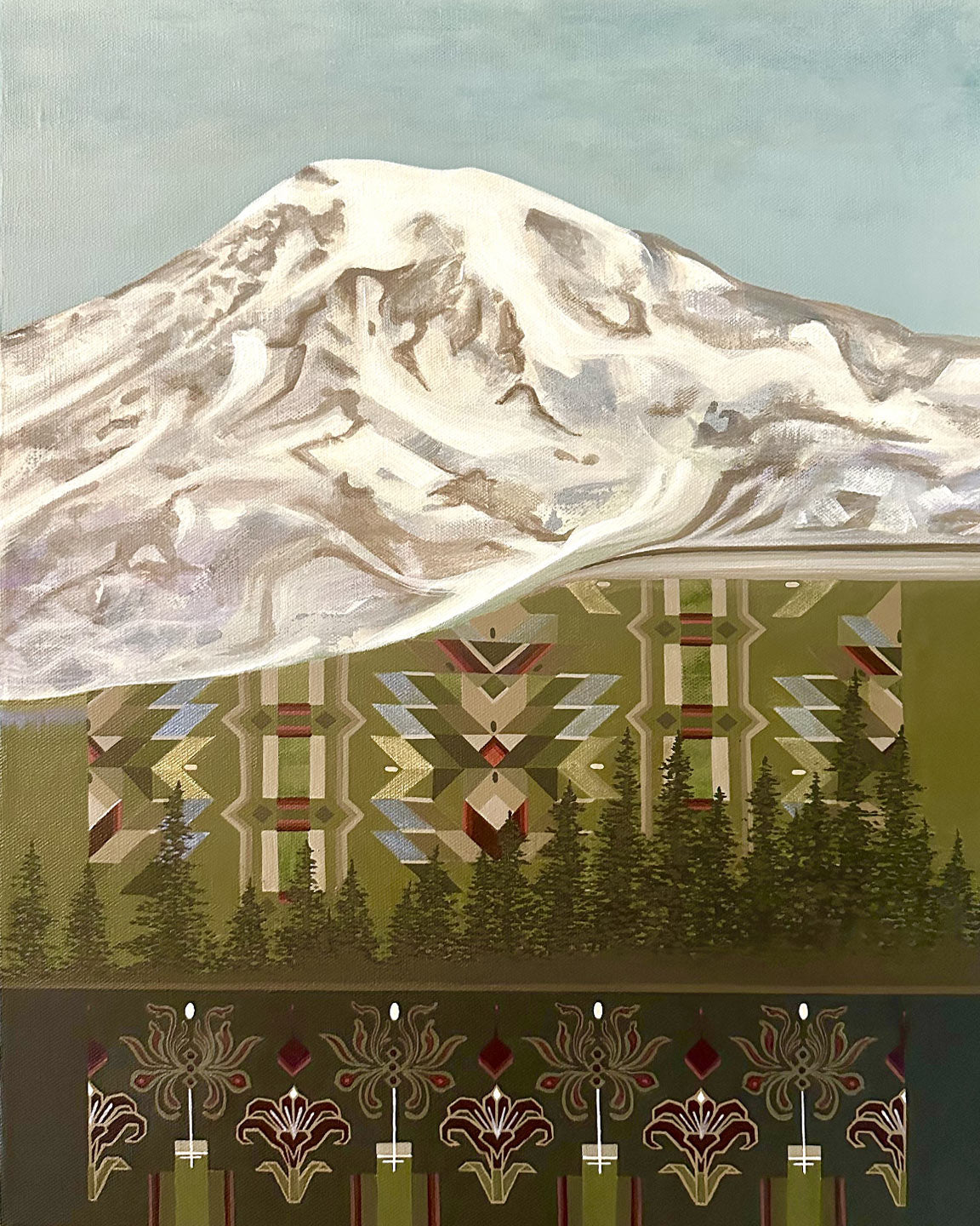 Zenith Original Painting by Hailey Svenkerud