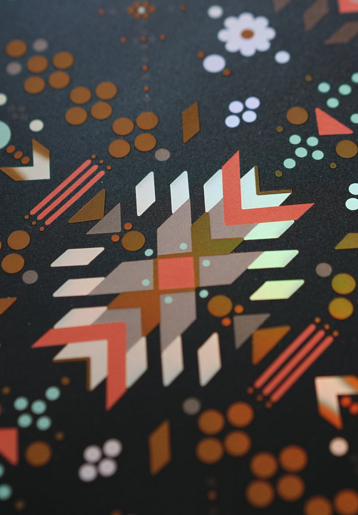 Sol Embossed Holo Print by Hailey Svenkerud