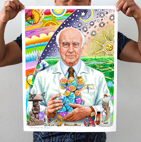 Albert Hoffman Holographic Print by Nico Rosenfeld