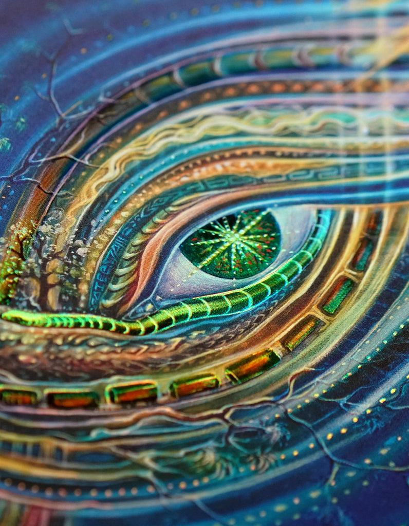 Holy Matter Embossed Holo Print by Amanda Sage