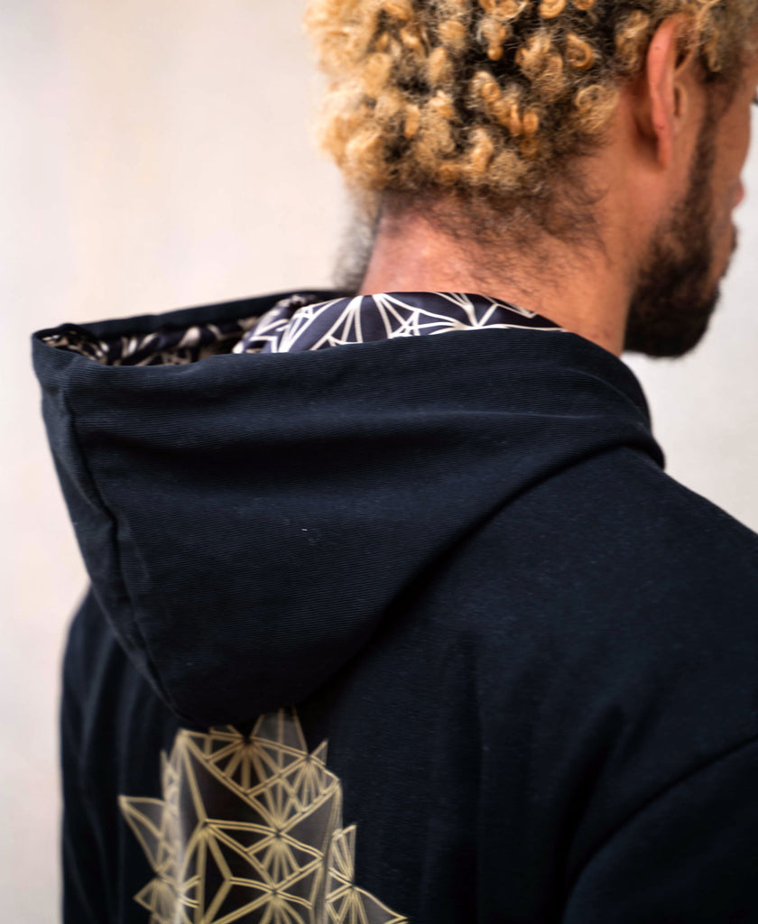 Gold Slope Reversible Hoodie by Threyda - Presale Ships March