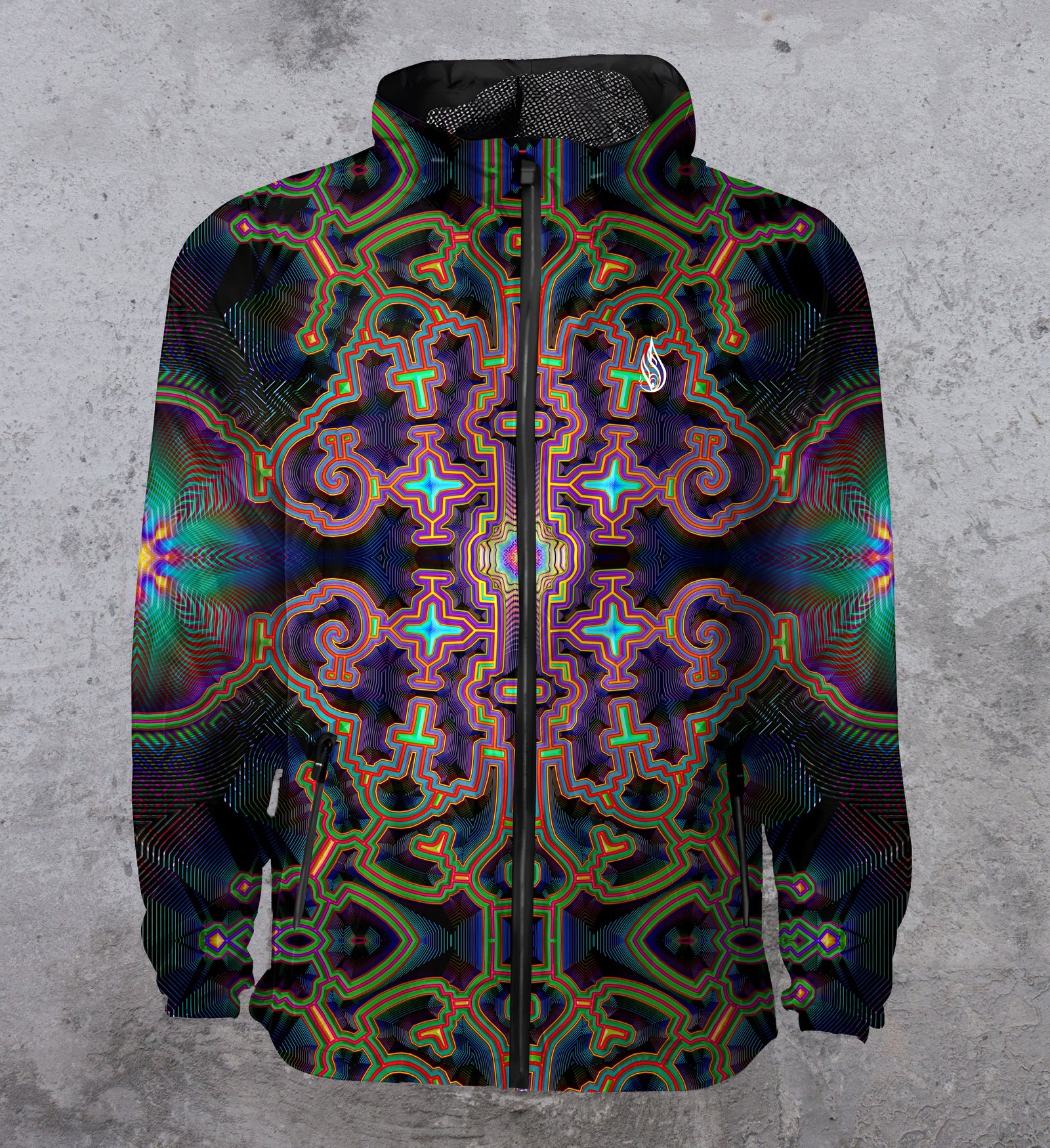 Shipibo Windbreaker Jacket by Luke Brown - Ships April