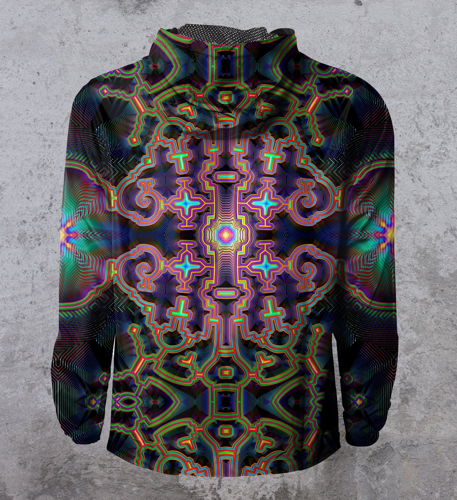 Shipibo Windbreaker Jacket by Luke Brown - Ships April