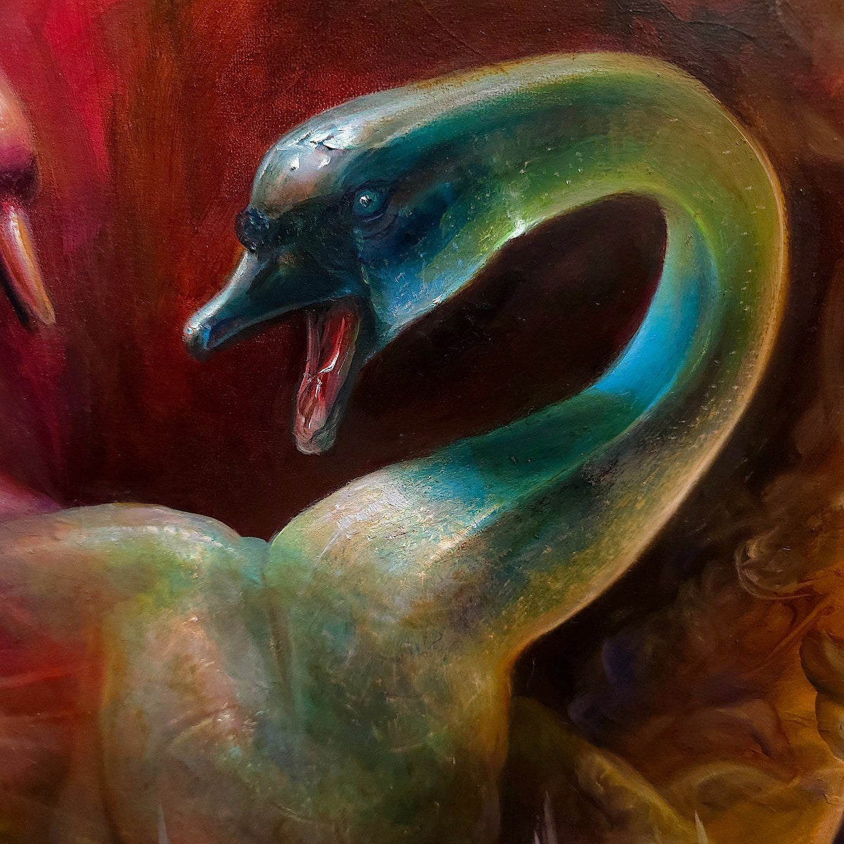 The Exact Moment of Being Dead Already Original Painting by CT Nelson - 72 HOUR AUCTION