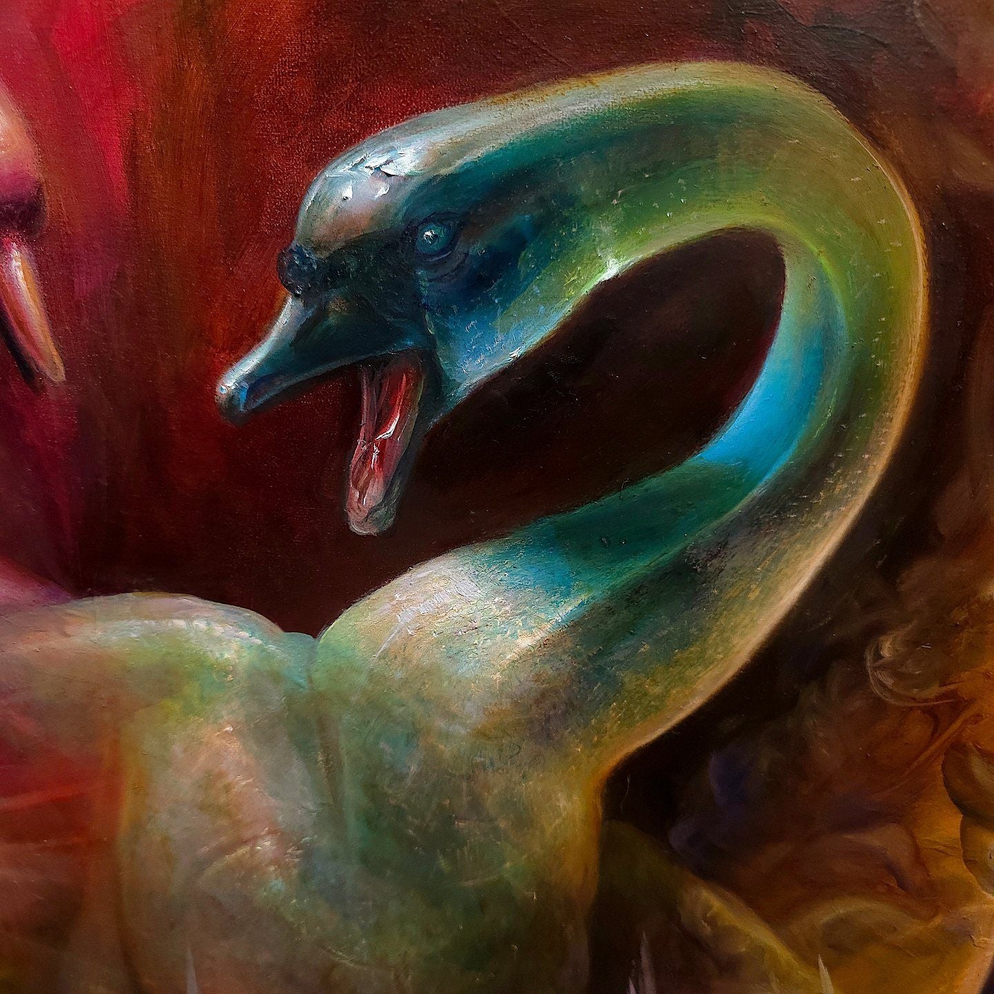 The Exact Moment of Being Dead Already Original Painting by CT Nelson - 72 HOUR AUCTION