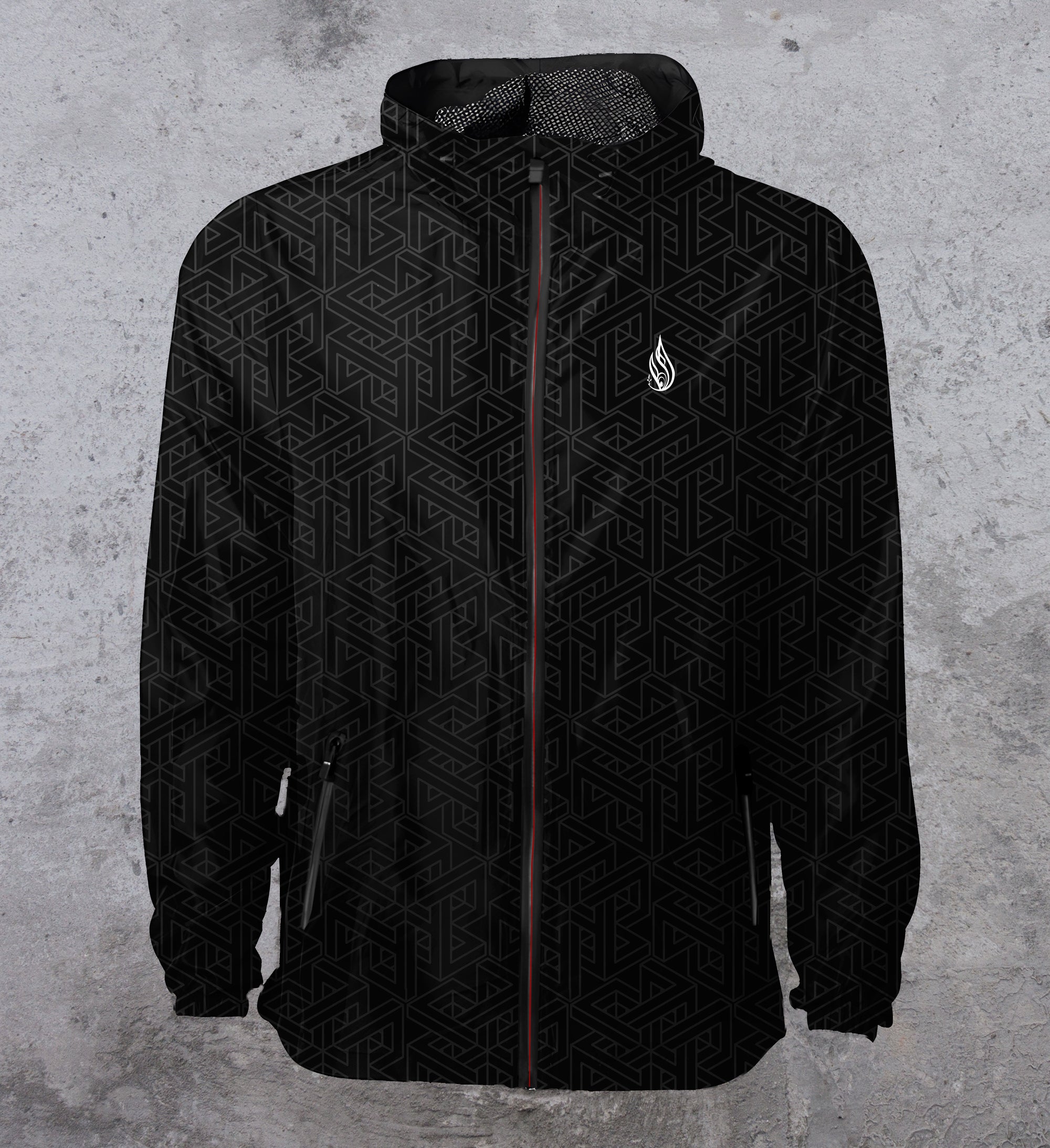Escher Windbreaker Jacket by Threyda - Ships April