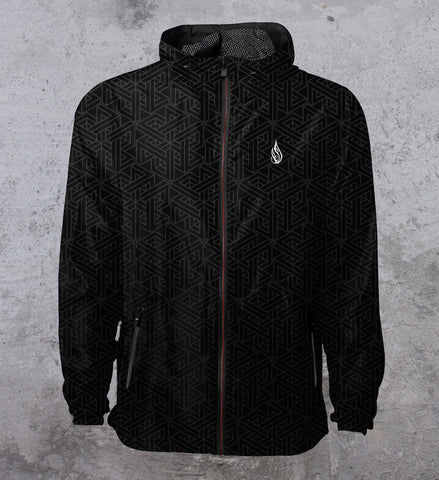 Escher Windbreaker Jacket by Threyda - Ships April