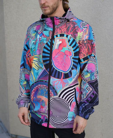 iRobot Windbreaker Jacket by Android Jones