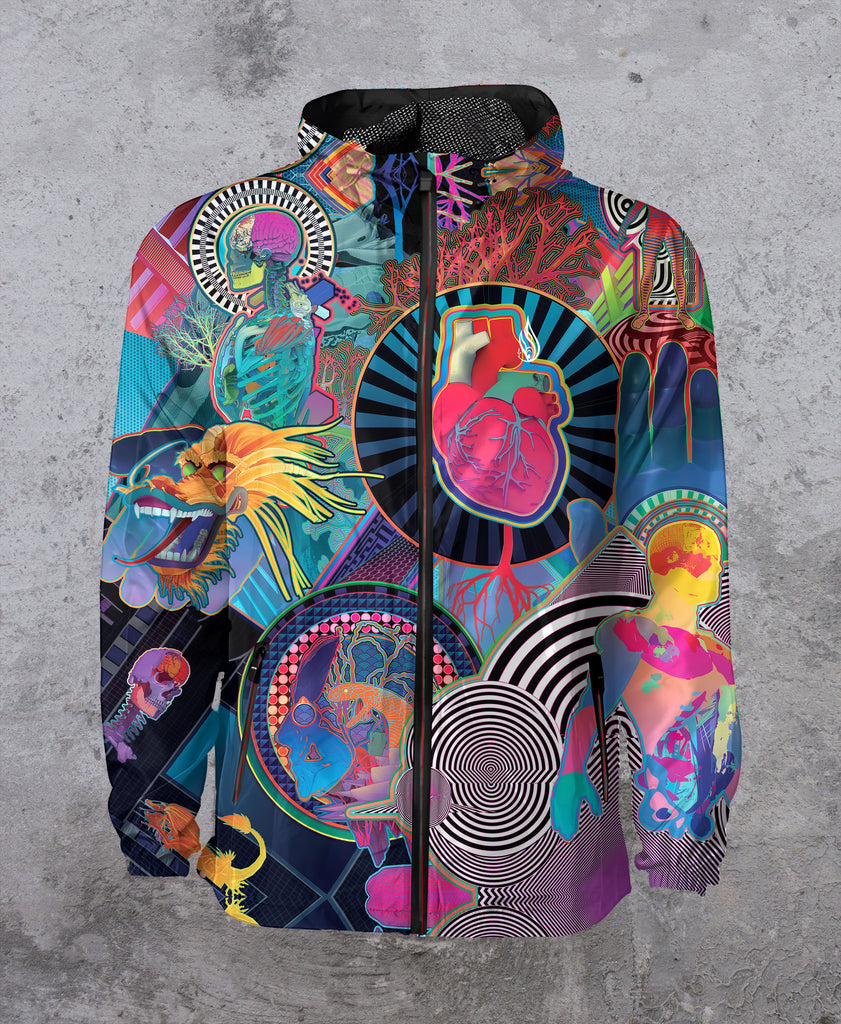 iRobot Windbreaker Jacket by Android Jones