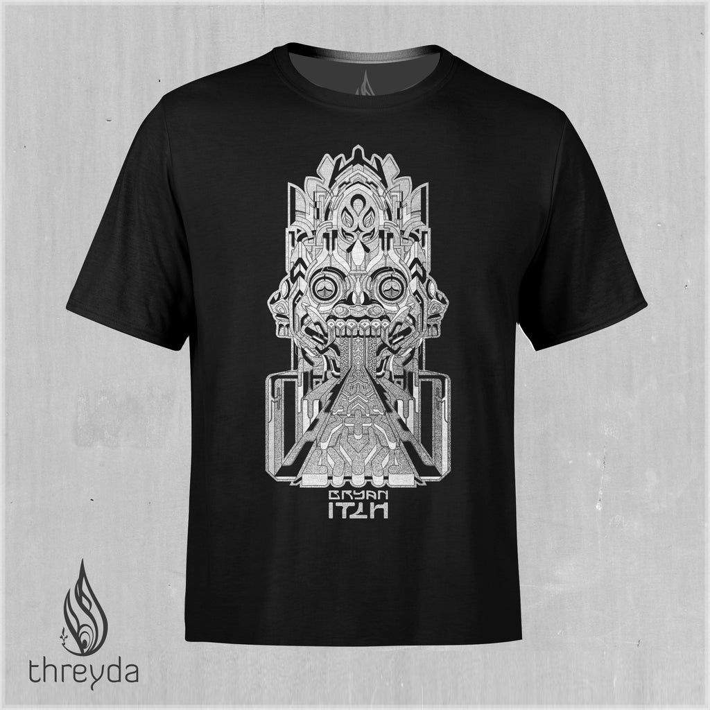 Silver Samsara Screenprint Tee by Bryan Itch