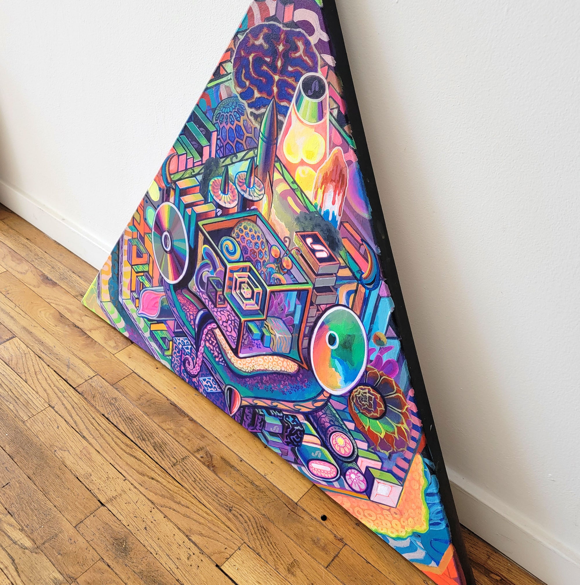 Triangulation Original Painting by Jake Amason - 72 HOUR AUCTION