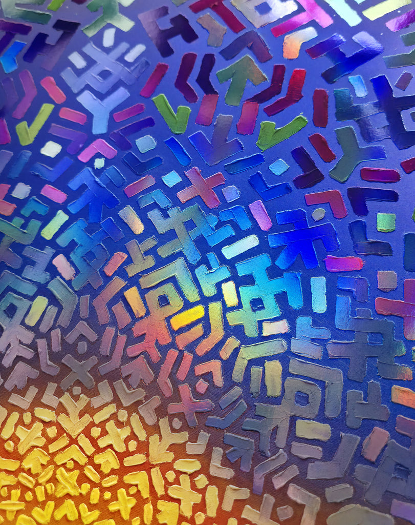 Dreamstate Embossed Holo Embossed Print by Jessica Perlstein