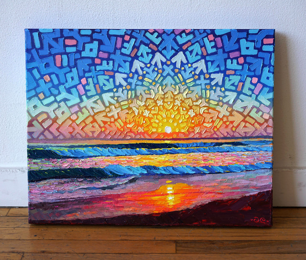 Purple Haze Original Painting by Jessica Perlstein