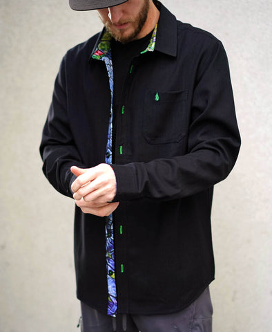 Jewel Being Lined Button Down by Alex Grey