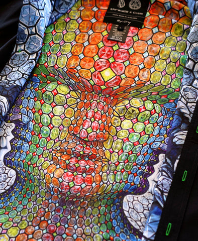 Jewel Being Lined Button Down by Alex Grey