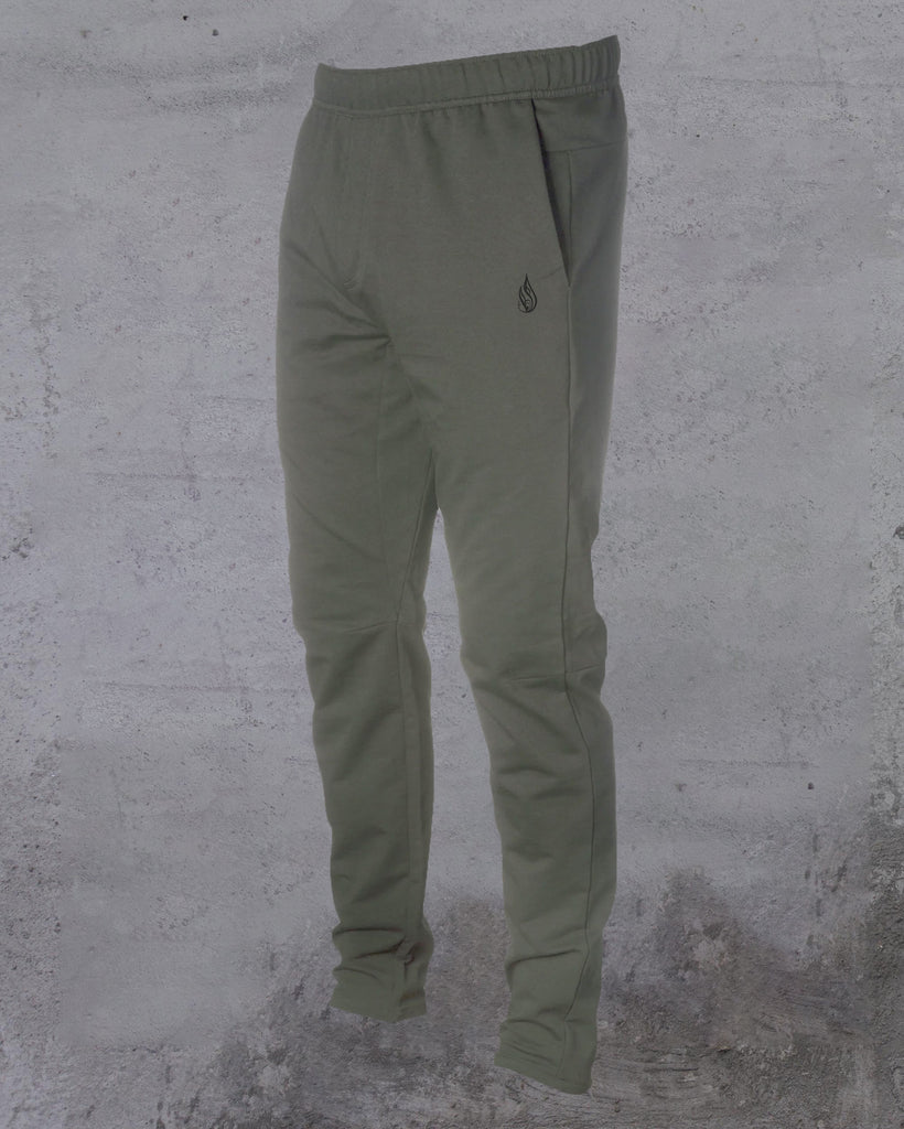 Pine Insignia French Terry Stretch Joggers by Threyda- Presale Ships August