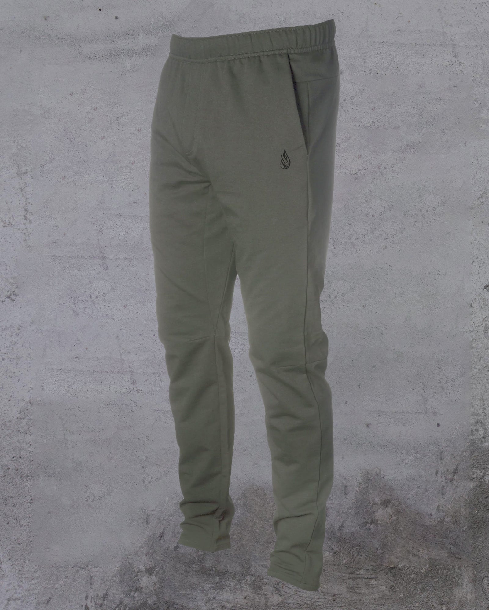 Pine Insignia French Terry Stretch Joggers by Threyda- Presale Ships August