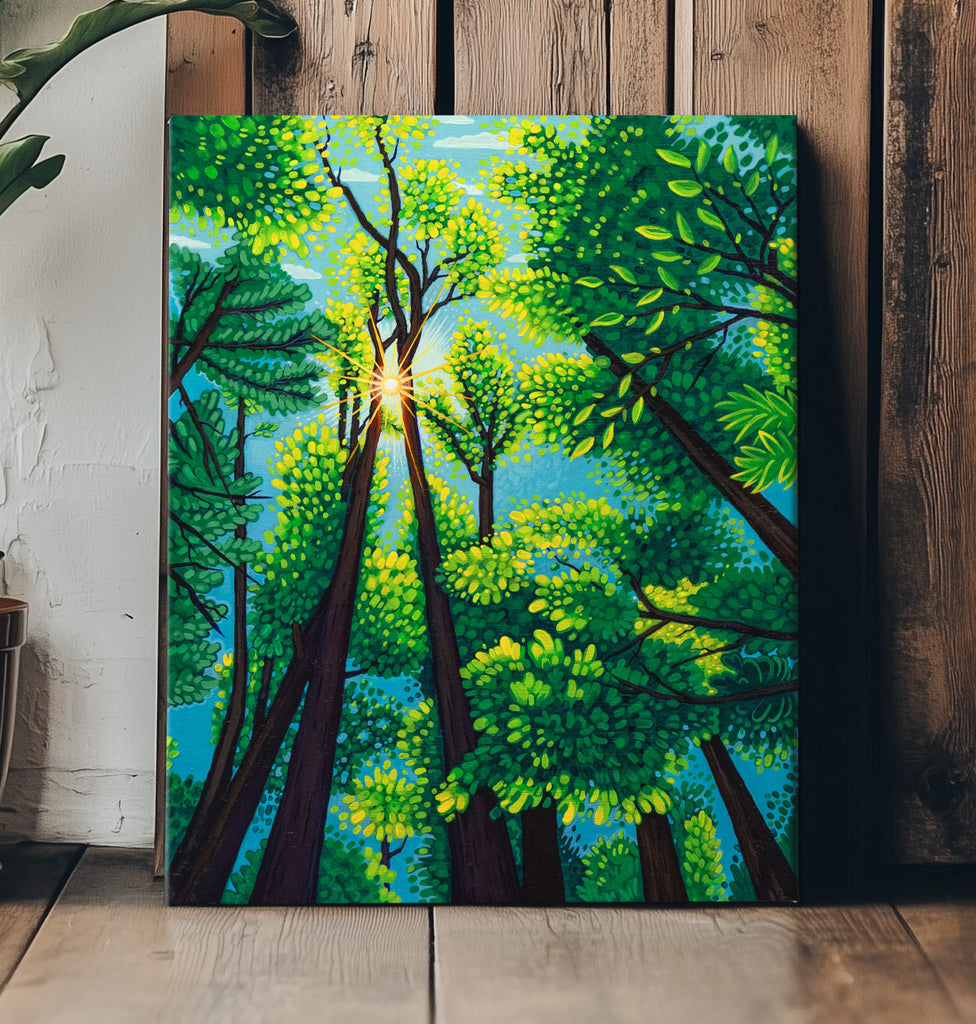 Looking Up Canvas by John Speaker