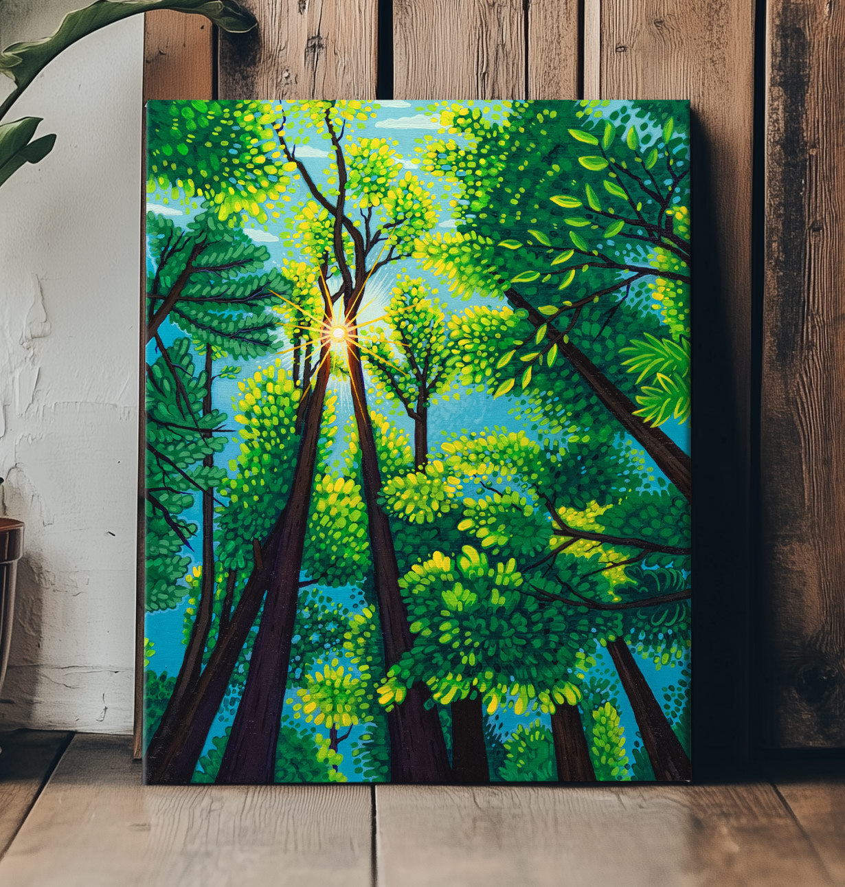 Looking Up Canvas by John Speaker