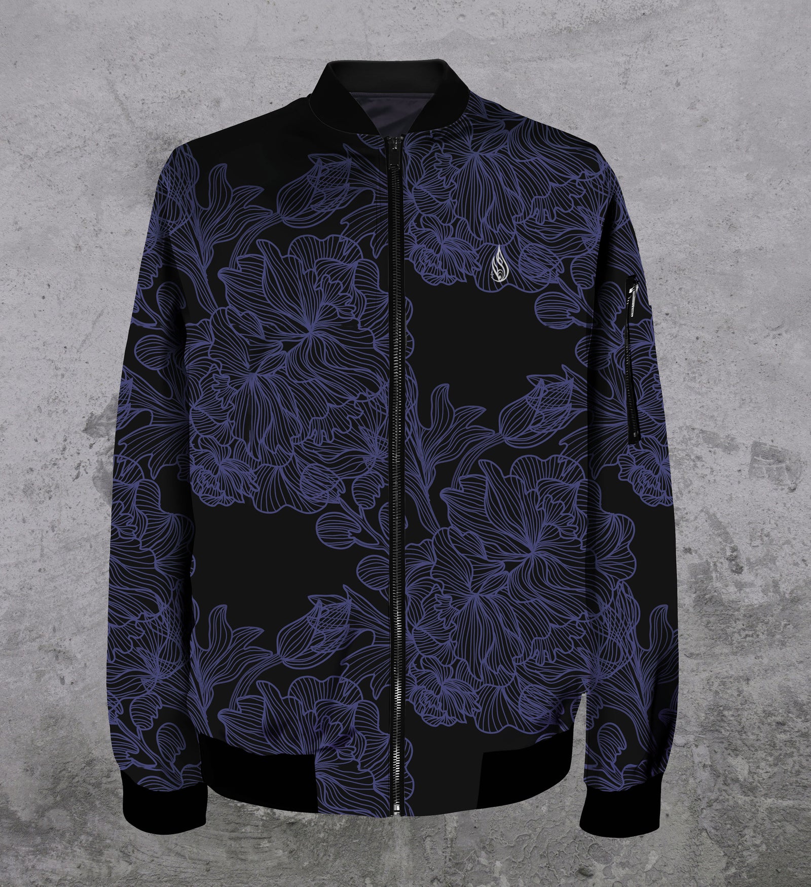 Aion Women's Lightweight Bomber Jacket by Threyda - Ships April