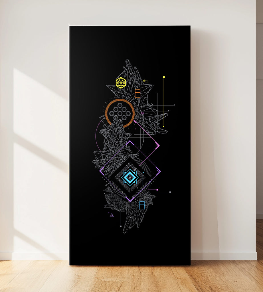 Chromatic Stretched Canvas Print by Kimi Takemura