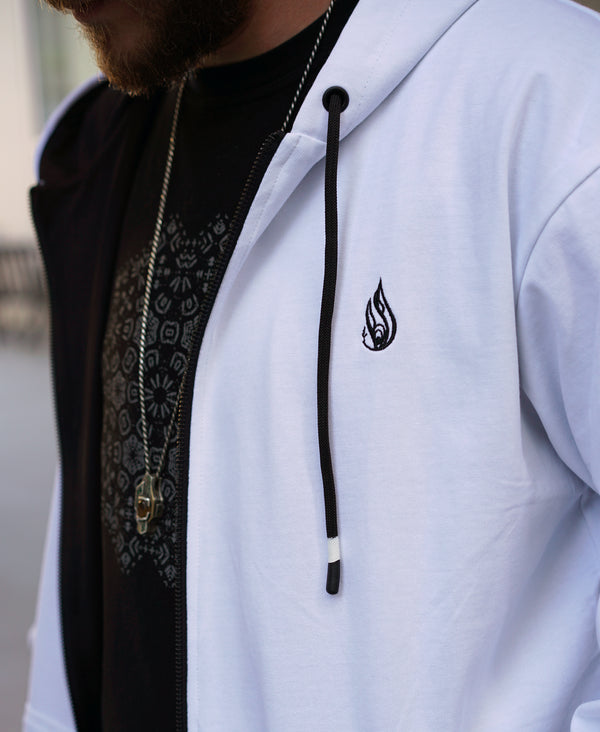 L-system Zip Hoodie by Kimi Takemura - Threyda Art and Apparel