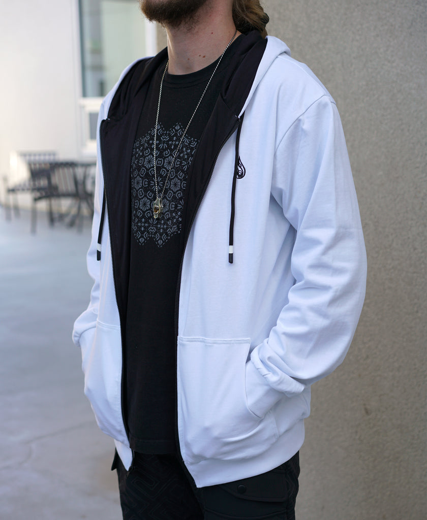 L-system Zip Hoodie by Kimi Takemura