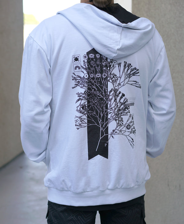 L-system Zip Hoodie by Kimi Takemura - Threyda Art and Apparel