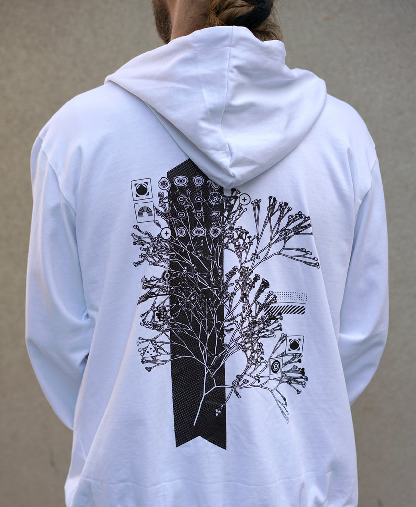 L-system Zip Hoodie by Kimi Takemura