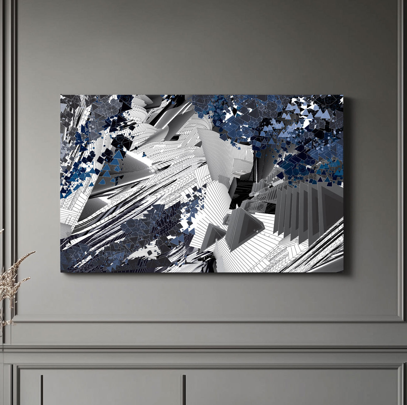 Tesseract Canvas by Kimi Takemura
