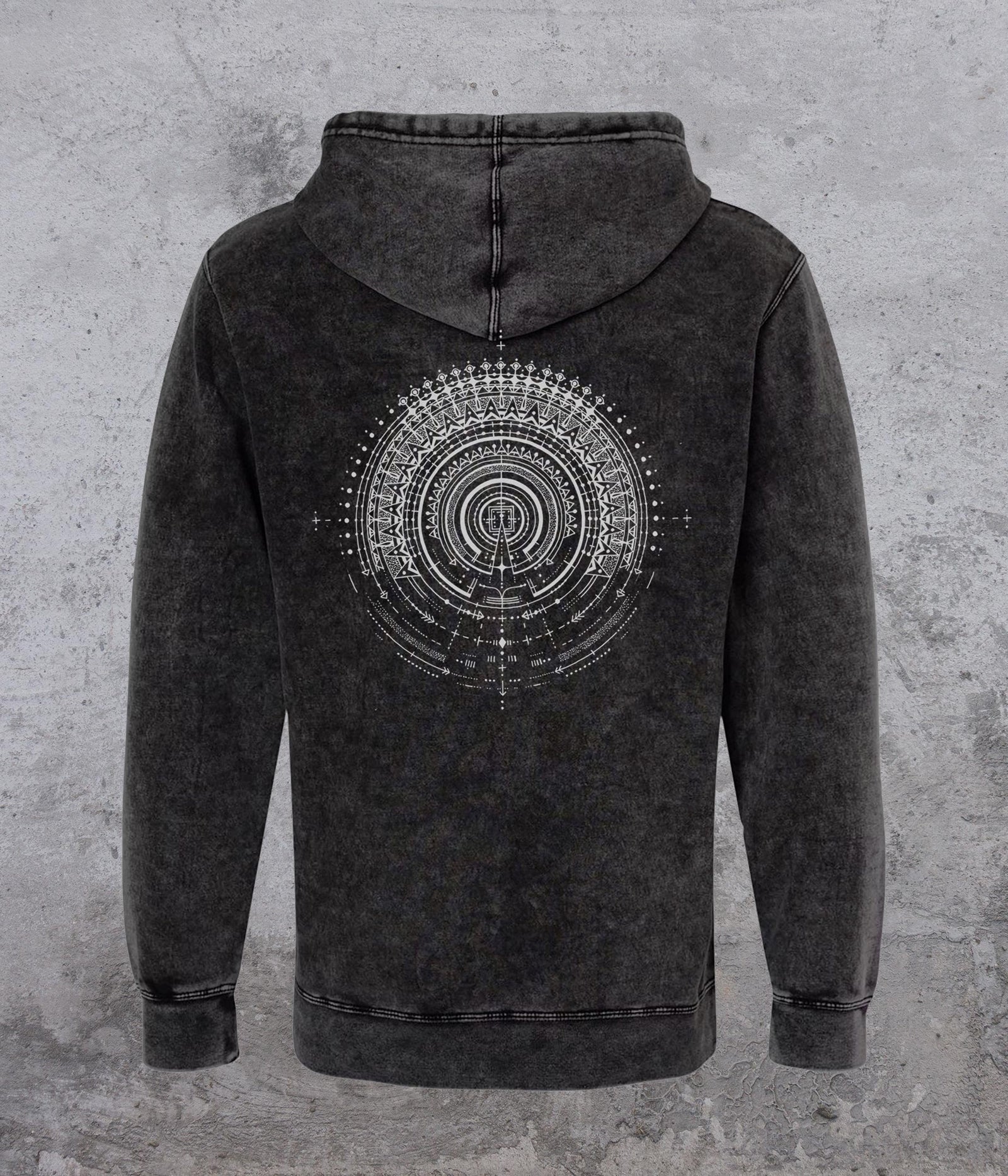 Attunement Mineral Wash Pullover Hoodie by Kris Davidson
