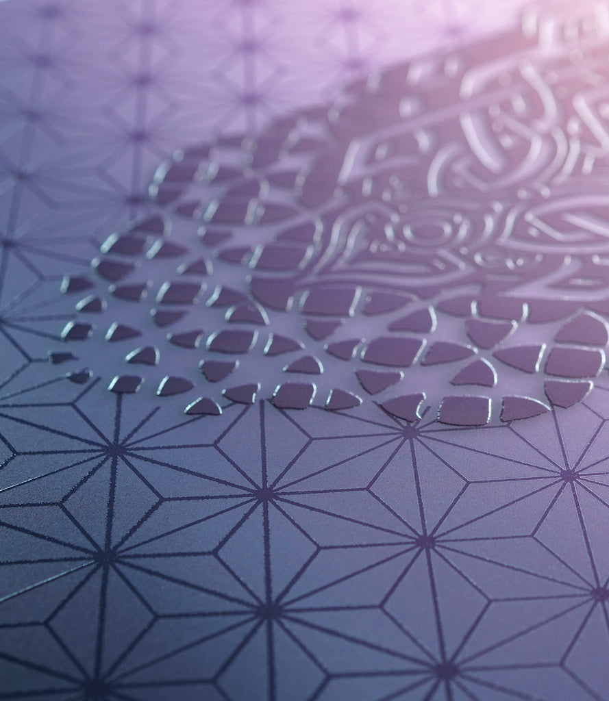 Kunzite Embossed Matte Print by Stephen Kruse