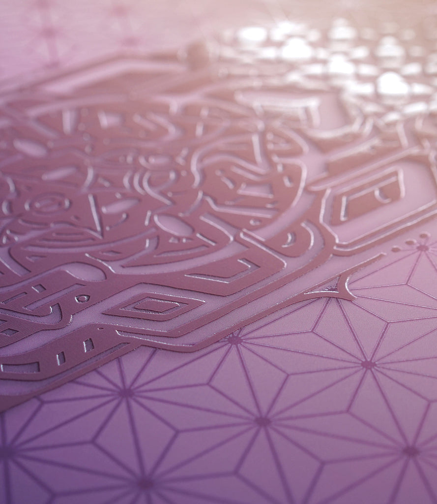 Kunzite Embossed Matte Print by Stephen Kruse