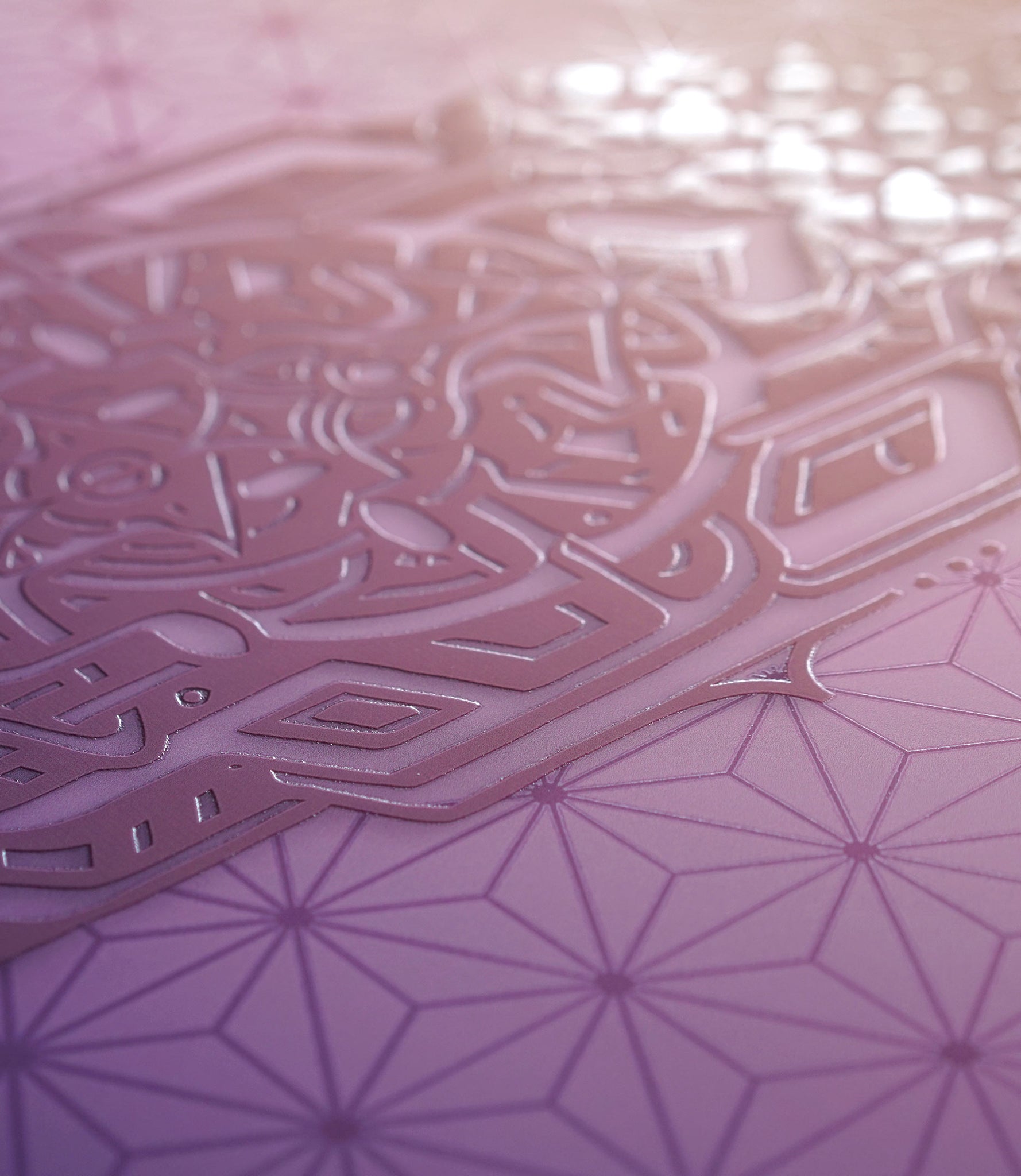Kunzite Embossed Matte Print by Stephen Kruse
