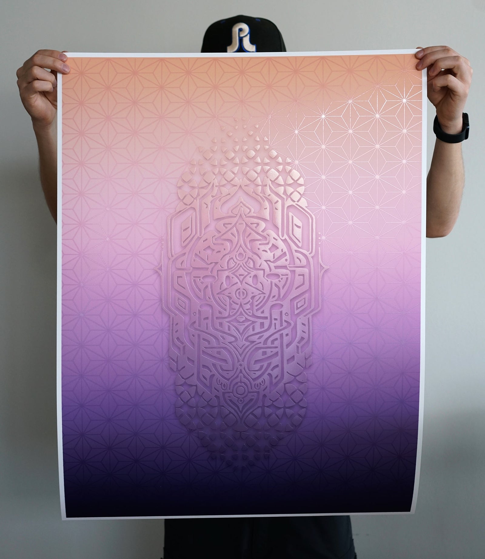 Kunzite Embossed Matte Print by Stephen Kruse
