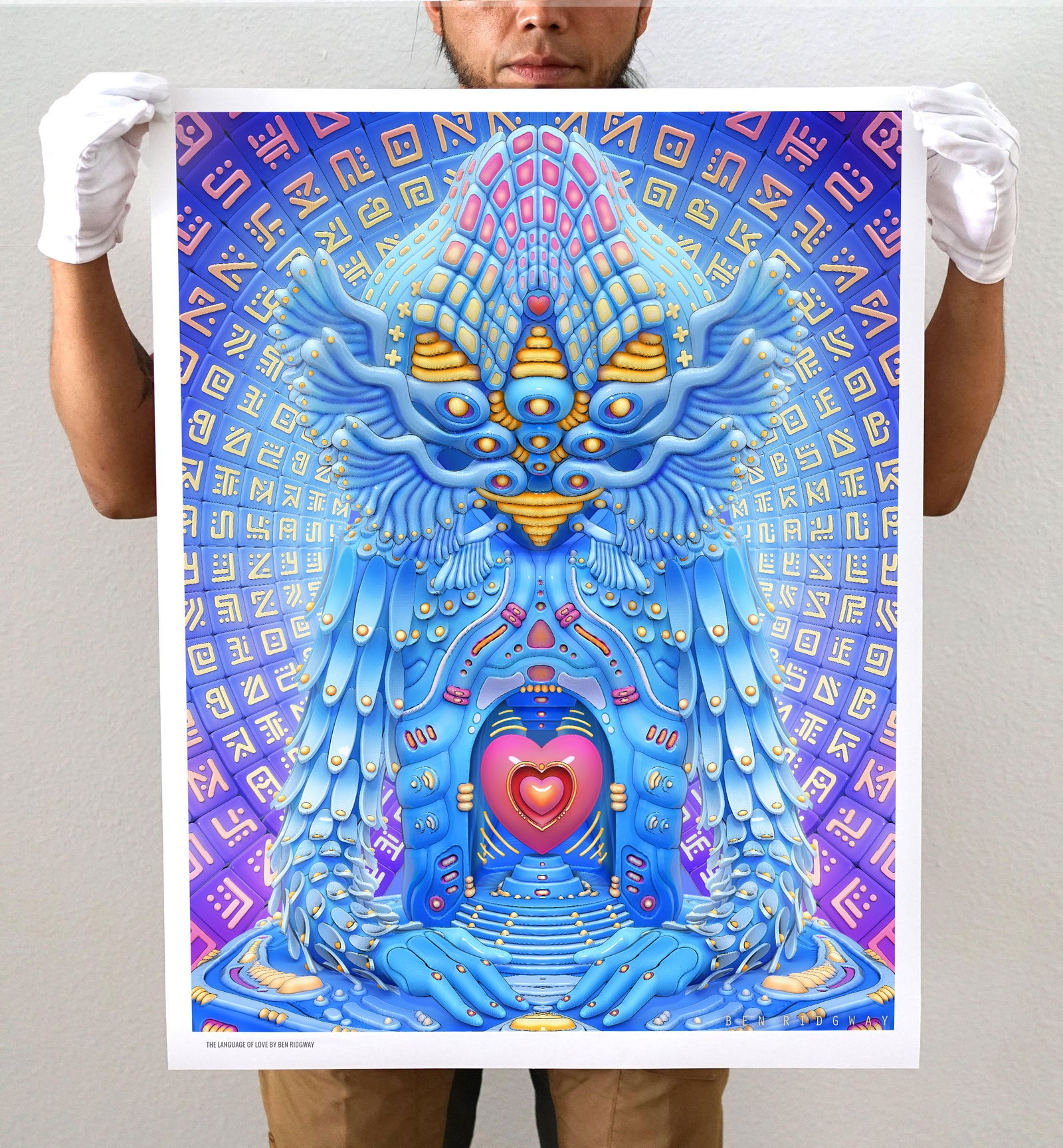 Language of Love Matte Print by Ben Ridgway