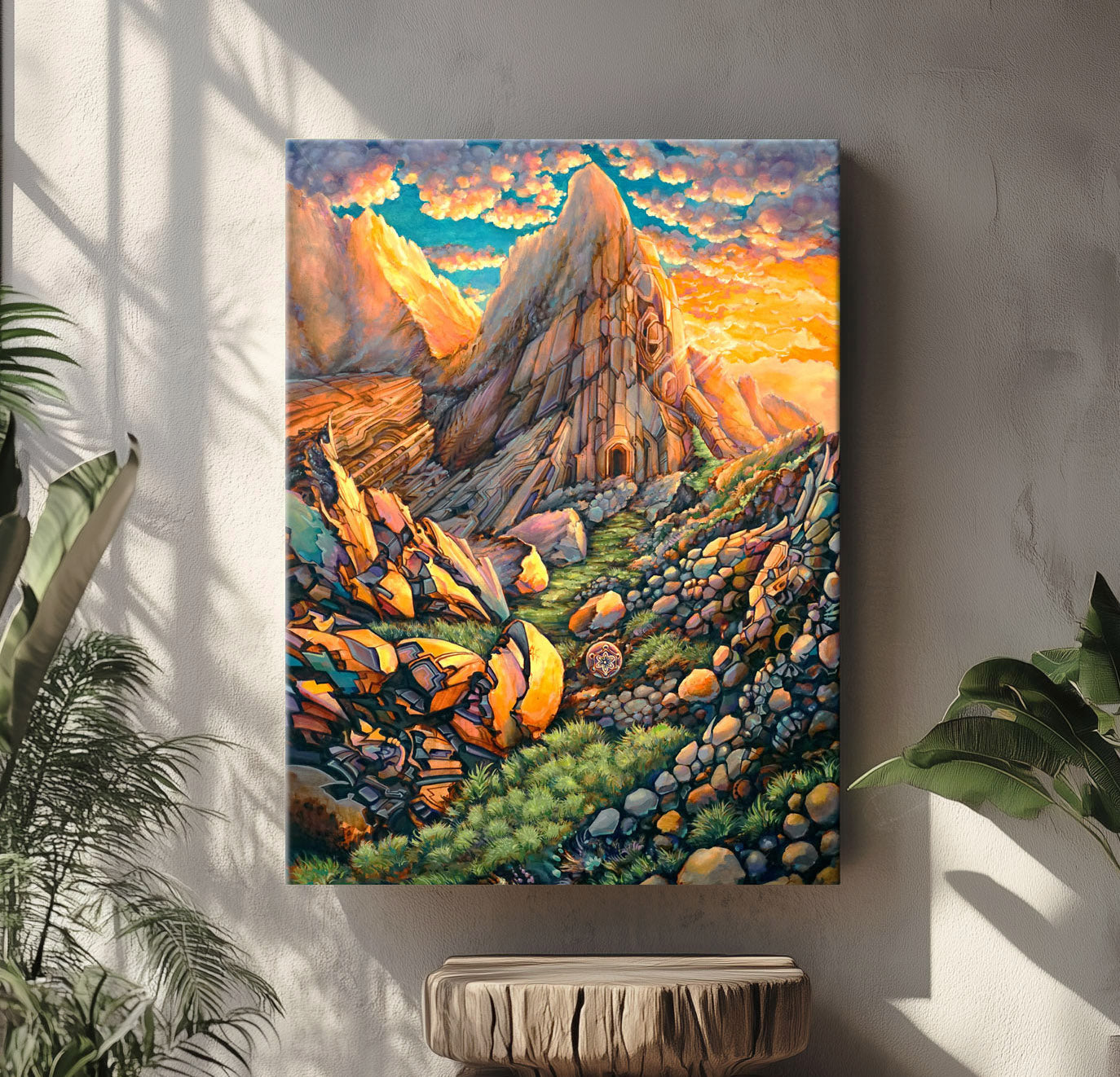 End of A Long Road Canvas by Seth McMahon