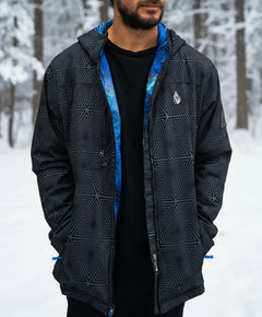 Sanador Obsidian Jacket by Luke Brown - Threyda Art and Apparel