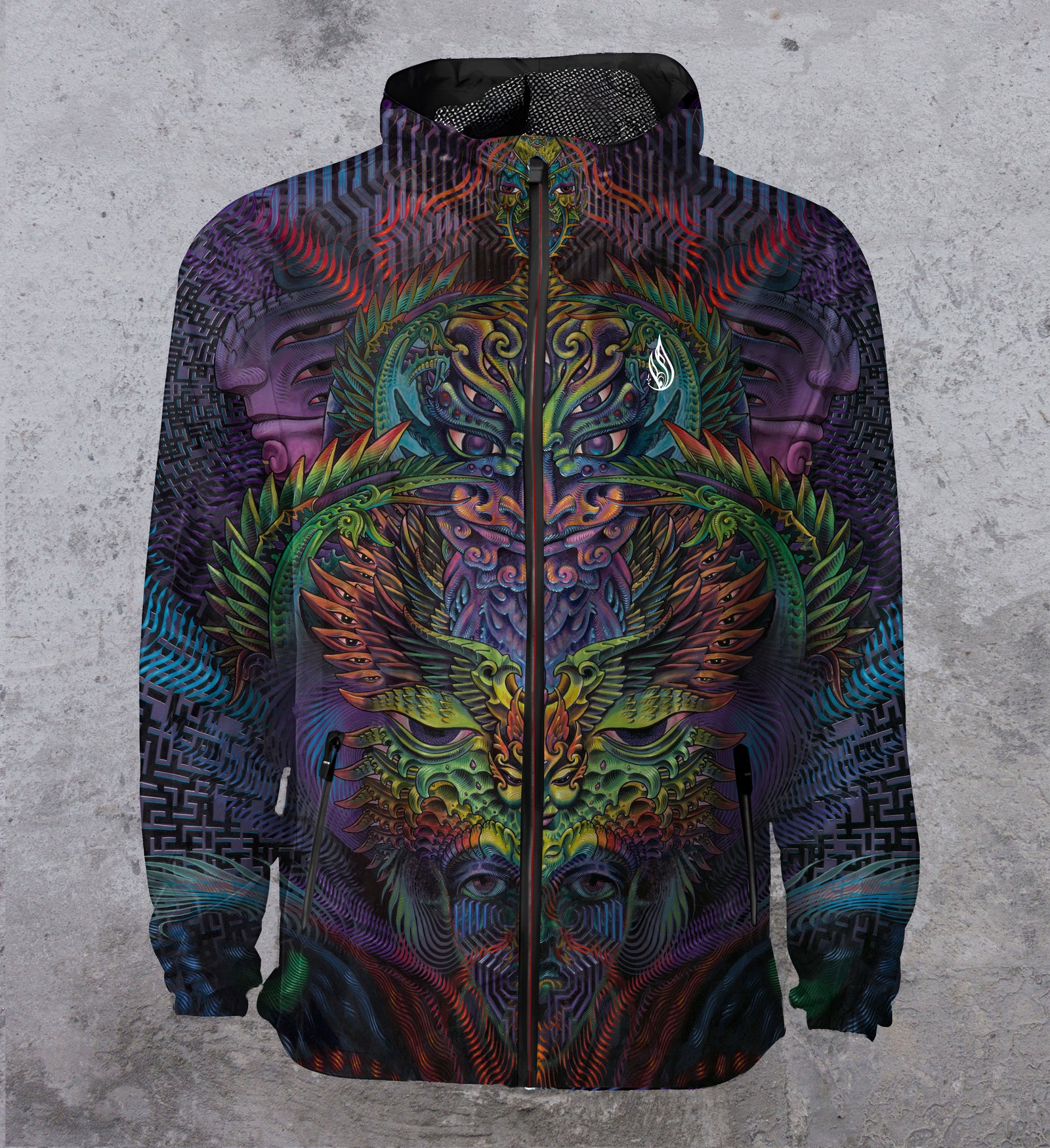 Eudaimonia Windbreaker Jacket by Luke Brown - Ships April