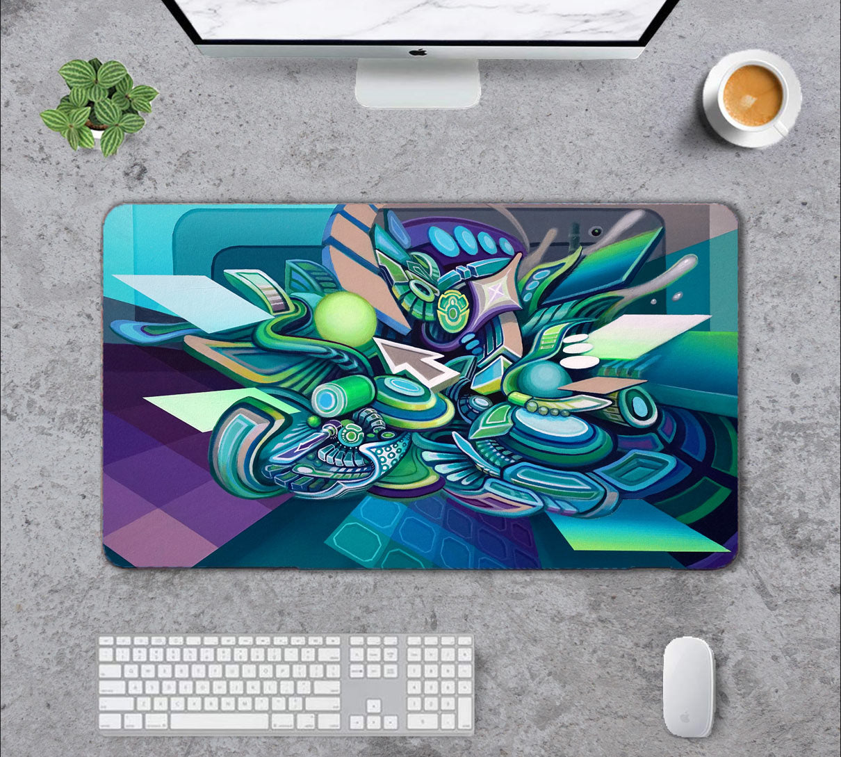 Lumen Desk Mat by Stephen Kruse - Standard Size