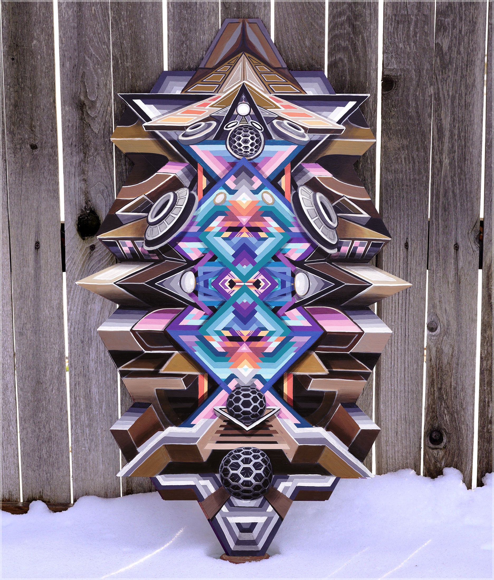 Suboctave Aluminum Print by Stephen Kruse x Ill Des