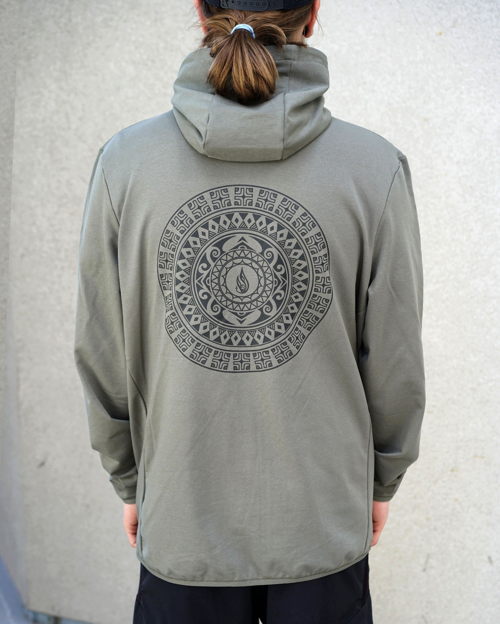 Compass French Terry Zip Hoodie by Threyda