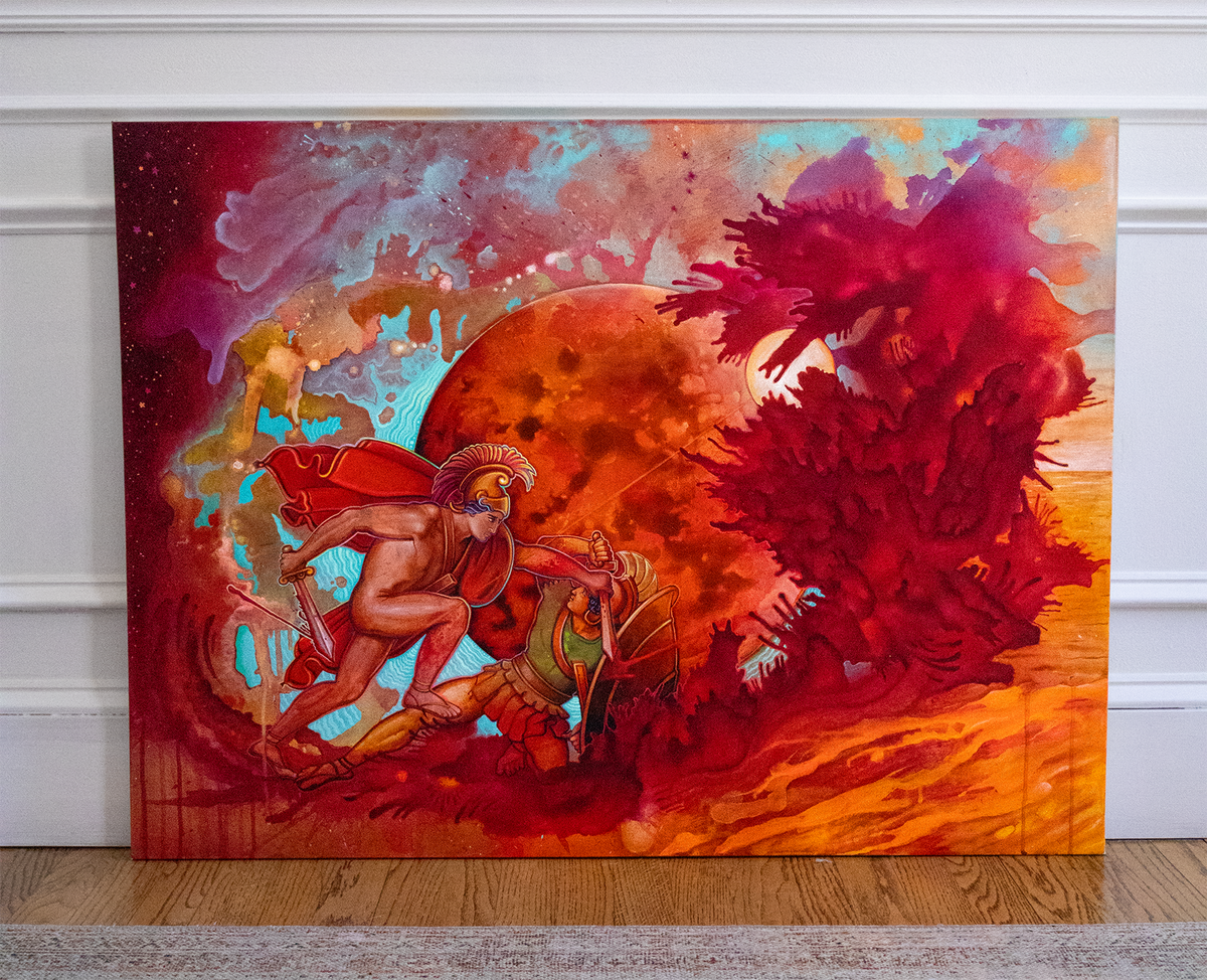 Mars Manifest Original Painting by John Speaker - 48 HOUR AUCTION