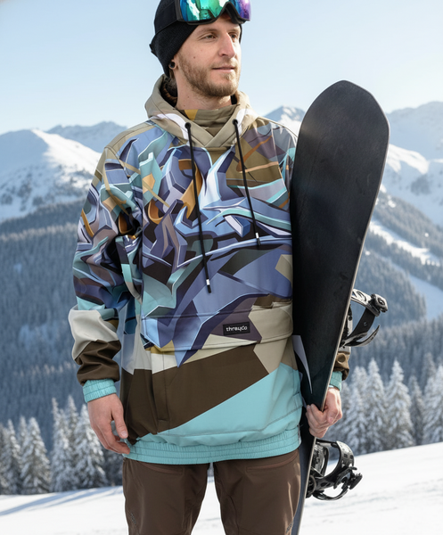 Mata Waterproof Pullover Jacket by Edmun - Threyda Art and Apparel