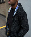 RAINBOW MECH REVERSIBLE HEAVYWEIGHT HOODIE BY MIKE COLE