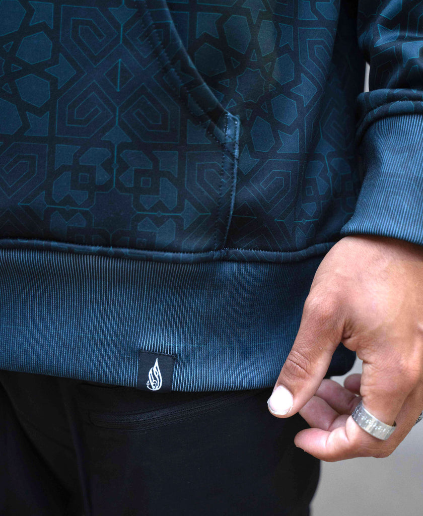 Medallion Pullover Hoodie by Threyda