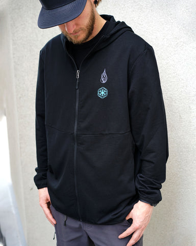 Visions French Terry Zip Hoodie by Melanie Farris